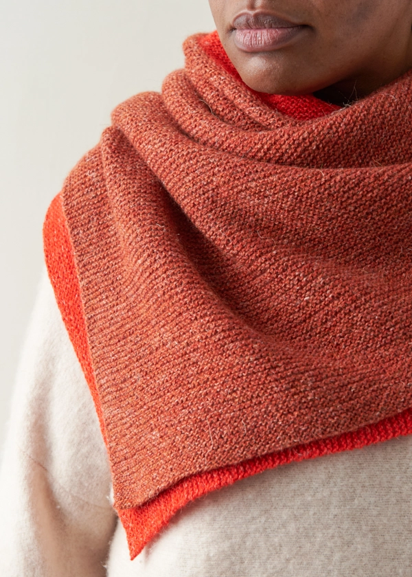 Half + Half Triangles Wrap | Purl Soho