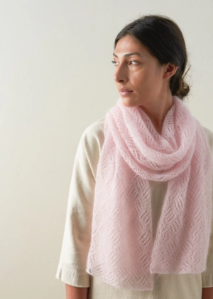 Checkerboard Lace Scarf In Tussock | Purl Soho