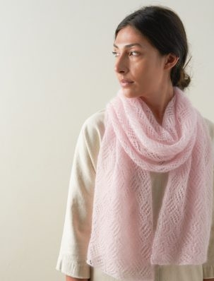 Checkerboard Lace Scarf In Tussock | Purl Soho