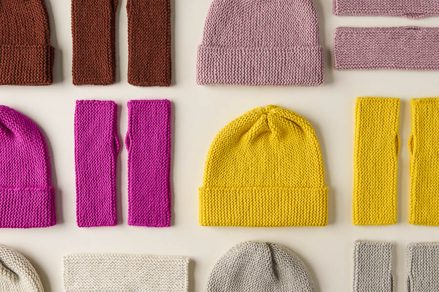 Simple Hand Warmers + Hat In All Colors | Purl Soho