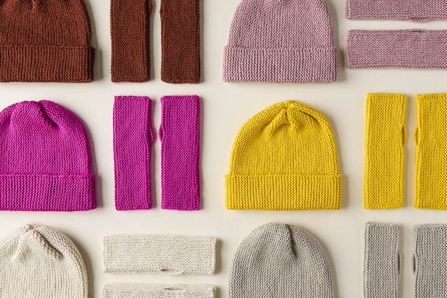 Simple Hand Warmers + Hat In All Colors | Purl Soho