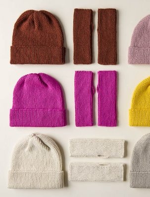 Simple Hand Warmers + Hat In All Colors | Purl Soho