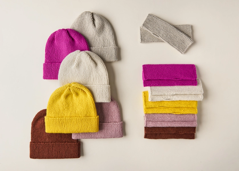 Simple Hand Warmers + Hat In All Colors | Purl Soho