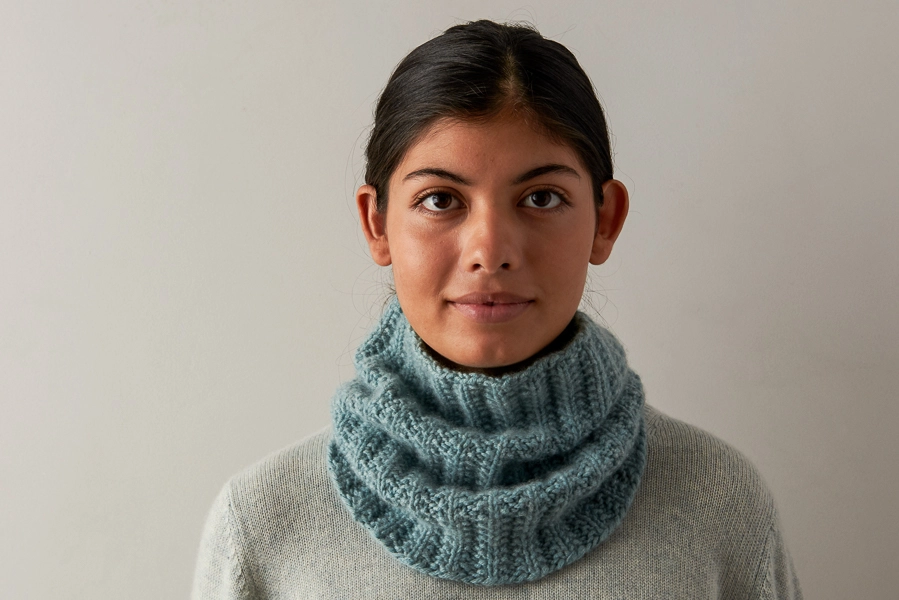 Mistake Rib Cowl In Cashmere Tend | Purl Soho