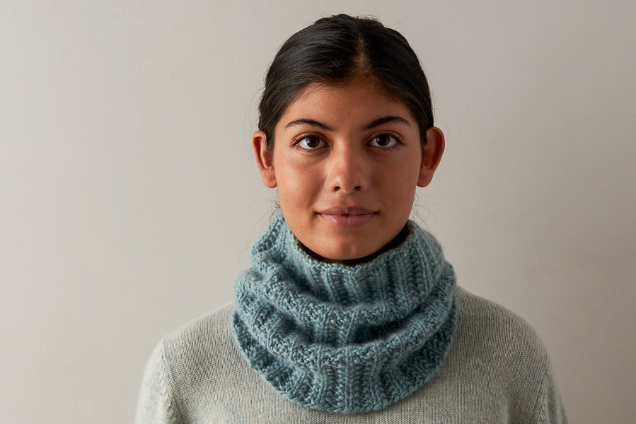 Mistake Rib Scarf in Cashmere Merino Bloom - Purl Soho, Beautiful Yarn For  Beautiful KnittingPurl Soho