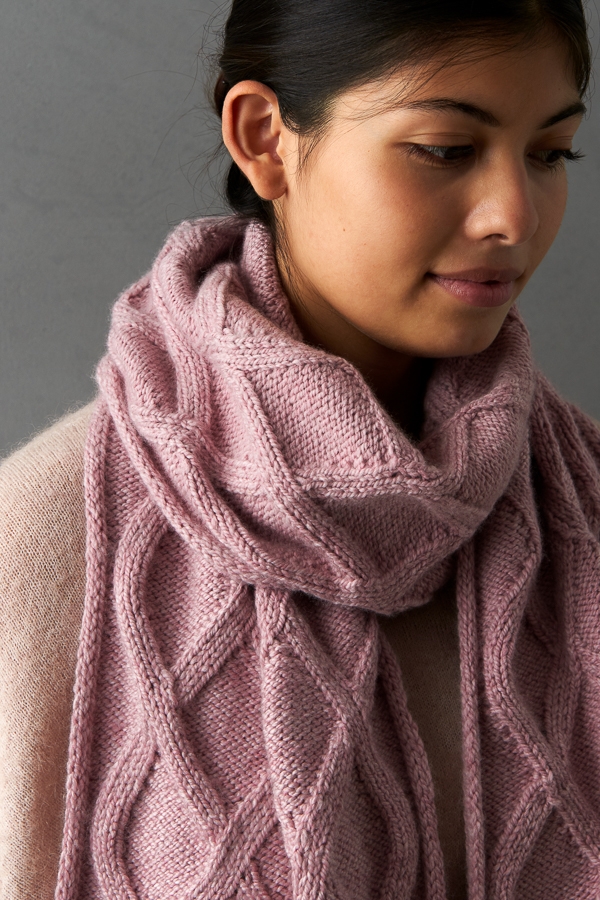 No-Cable Cable Scarf | Purl Soho