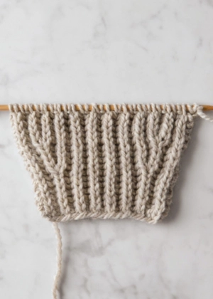Brioche Stitch: Basic Increase (bk2tog-yo-bk2tog) | Purl Soho