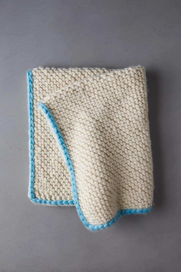 Bordered Bias Blanket | Purl Soho