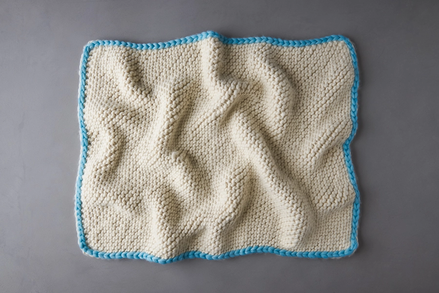 Bordered Bias Blanket | Purl Soho