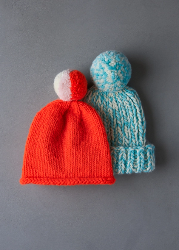 Tunisian Crochet Pointy Pom Pom Hat - Purl Soho, Beautiful Yarn For  Beautiful KnittingPurl Soho