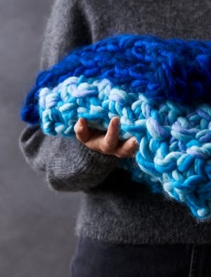 Eleventh Hour Color Story Blanket | Purl Soho