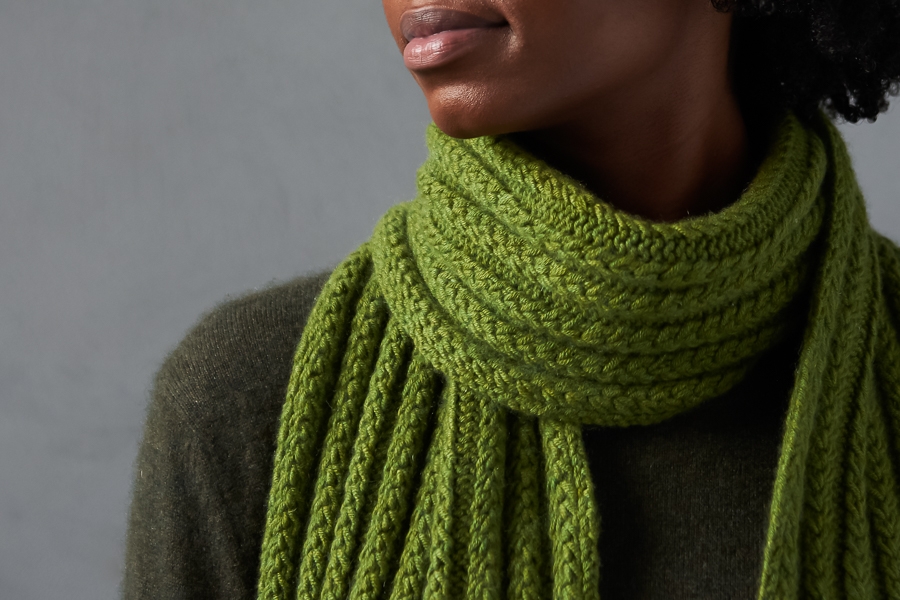 Braided Rib Scarf | Purl Soho