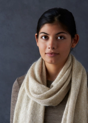 Elementary Wrap In Mineral Silk + Tussock | Purl Soho