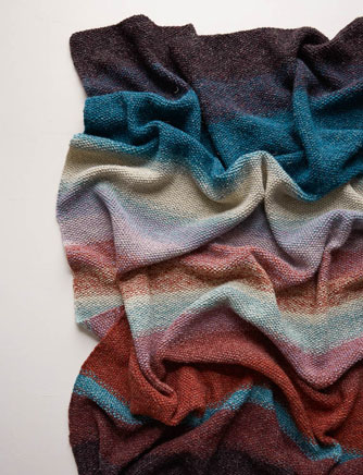 Nature’s Palette Blanket | Purl Soho