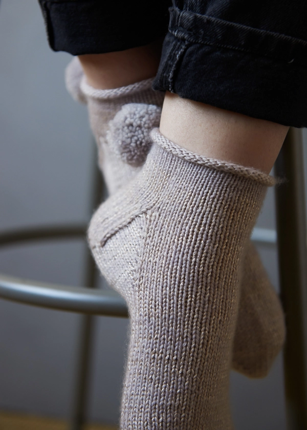 Pom Pom Mineral Socks | Purl Soho