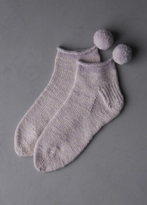 Pom Pom Mineral Socks | Purl Soho