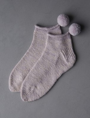 Pom Pom Mineral Socks | Purl Soho