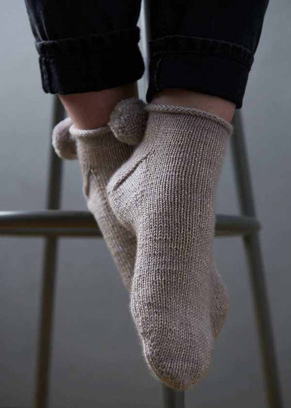 Pom Pom Mineral Socks | Purl Soho