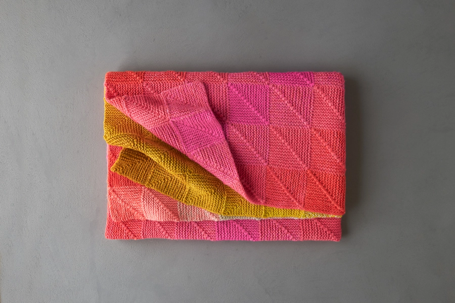 Mitered Corner Blanket In New Colors | Purl Soho