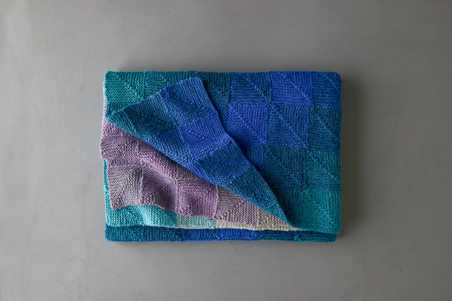 Mitered Corner Blanket In New Colors | Purl Soho