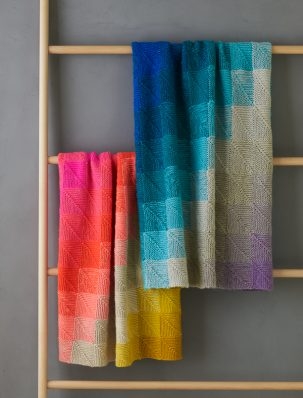 Mitered Corner Blanket In New Colors | Purl Soho