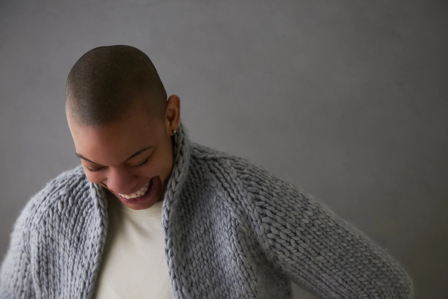 Brandi Cheyenne Harper For Purl Soho: Gentle Cardigan | Purl Soho