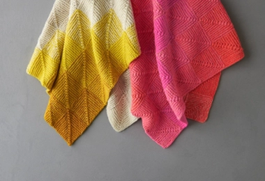 Mitered Corner Blanket In New Colors