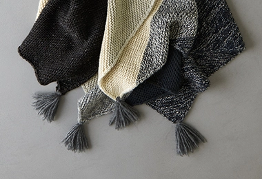 Rectangular Colorblock Bias Blanket In New Yarns + Colors