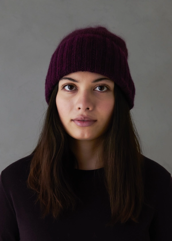 Simple Pleasures Hat In Line Weight + Tussock | Purl Soho