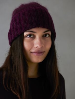 Simple Pleasures Hat In Line Weight + Tussock | Purl Soho