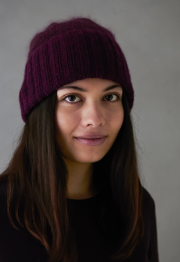 Simple Pleasures Hat In Line Weight + Tussock | Purl Soho