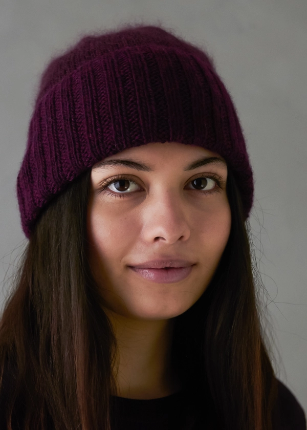 Simple Pleasures Hat In Line Weight + Tussock | Purl Soho