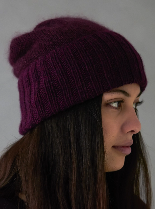 Simple Pleasures Hat In Line Weight + Tussock | Purl Soho