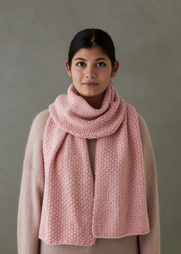 Staggered Fisherman’s Rib Scarf | Purl Soho