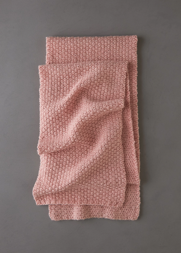 Staggered Fisherman’s Rib Scarf | Purl Soho