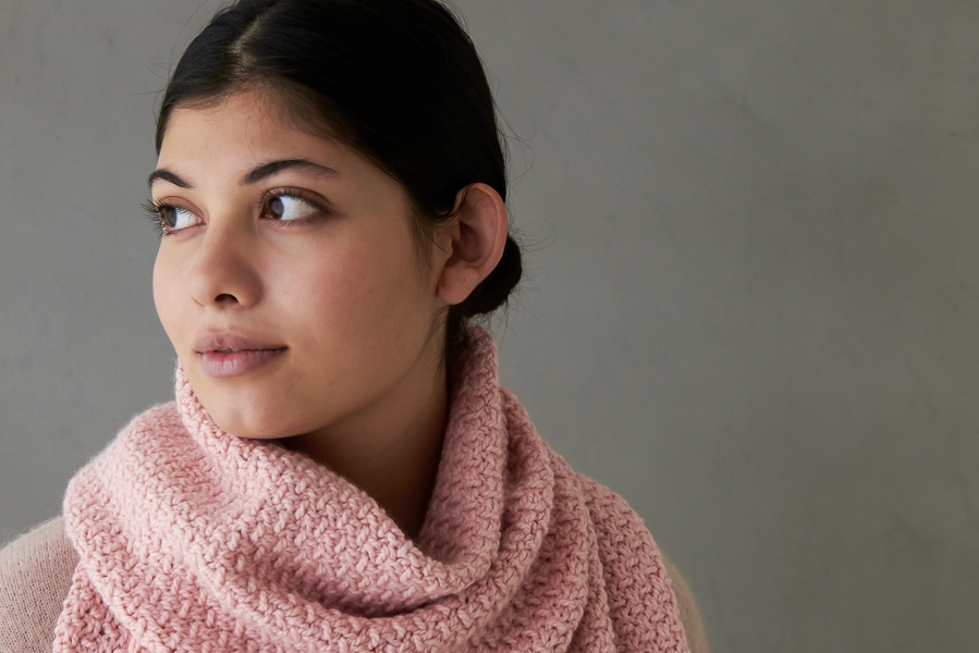 Staggered Fisherman’s Rib Scarf | Purl Soho