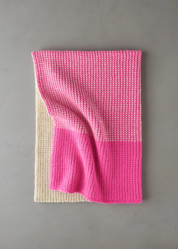 Colorblock Jute Stitch Blanket | Purl Soho