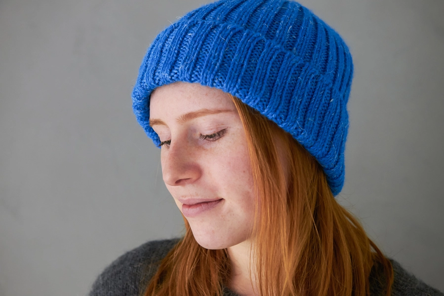 Lovely Ribbed Hat In Linen Quill Worsted | Purl Soho