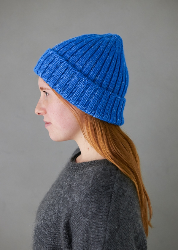 Lovely Ribbed Hat In Linen Quill Worsted | Purl Soho