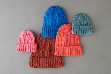 Lovely Ribbed Hat In Linen Quill Worsted