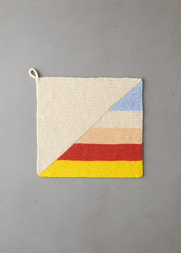 Colorful Half + Half  Washcloths | Purl Soho