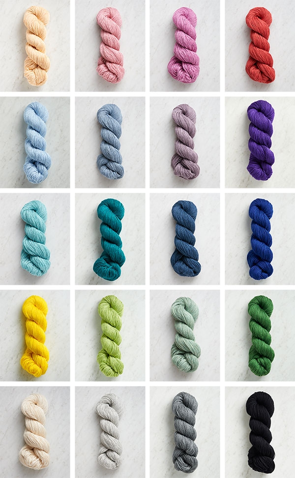 Colorful Half + Half  Washcloths | Purl Soho