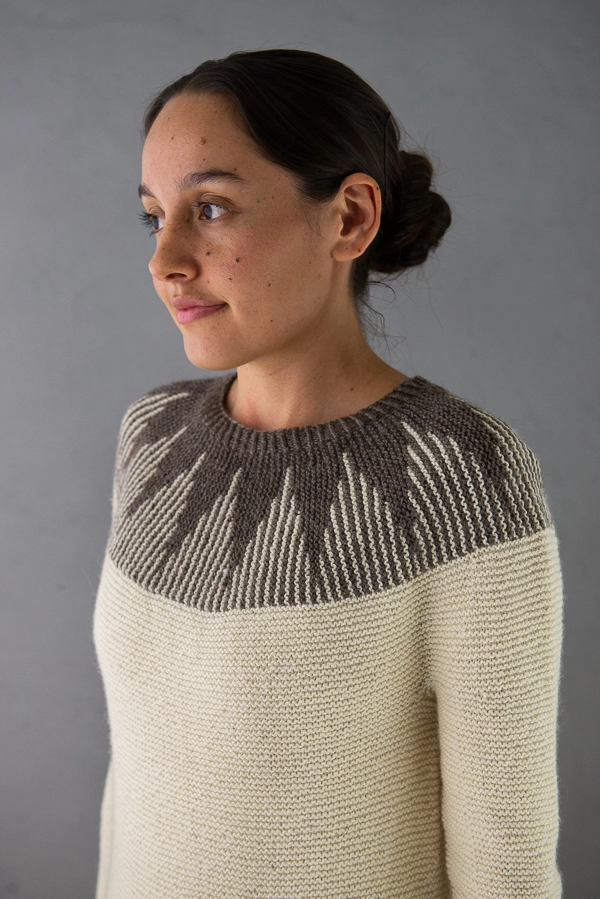 Ainur Berkimbayeva For Purl Soho: Thistle Yoke Pullover - Purl