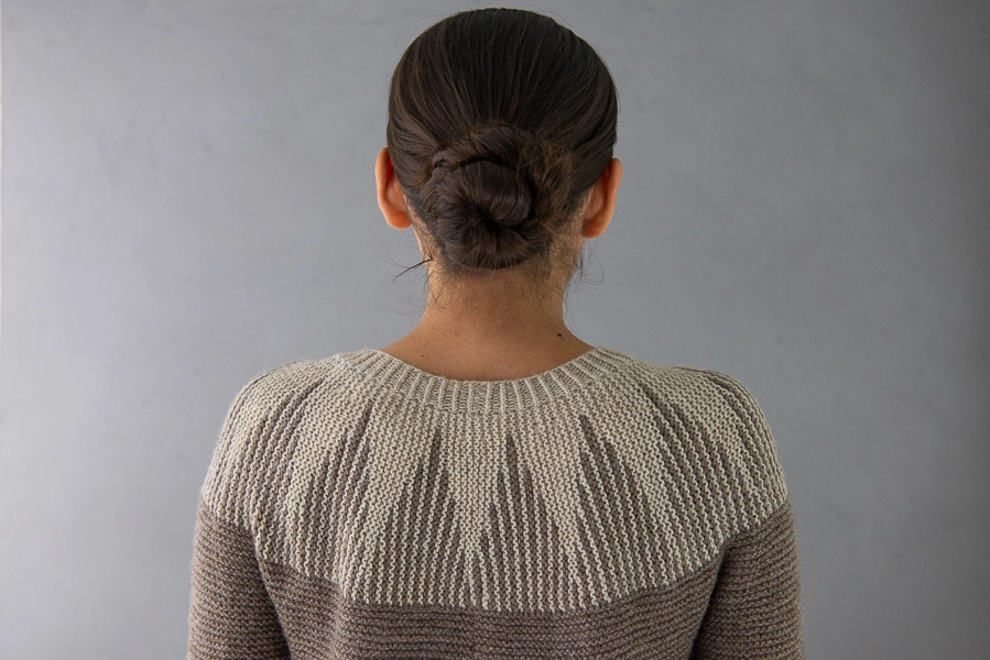 Ainur Berkimbayeva For Purl Soho: Thistle Yoke Pullover | Purl Soho