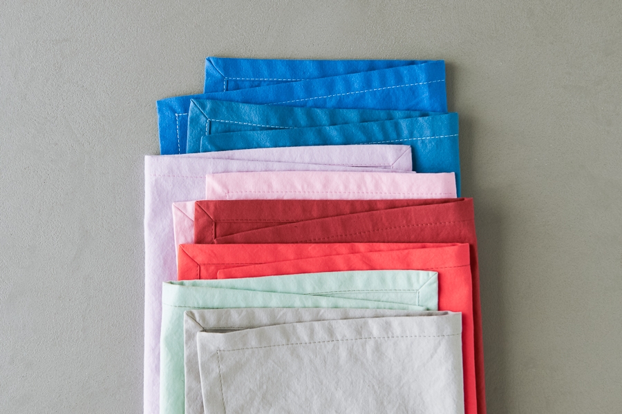 Classic Mitered Corner Napkins In Spectrum Cotton | Purl Soho