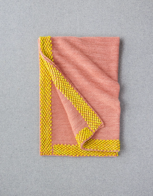 Bobble Border Blanket | Purl Soho