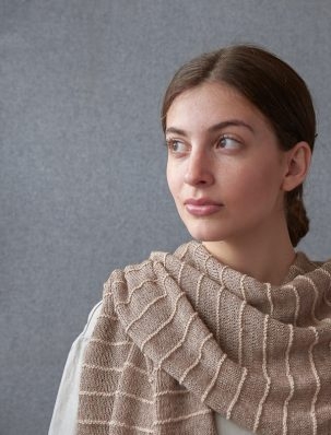 Raised Ridge Wrap | Purl Soho