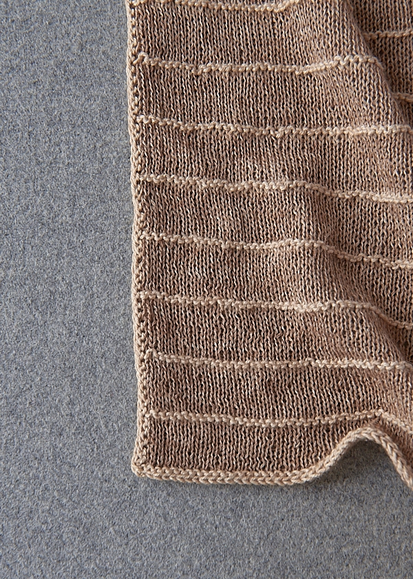 Raised Ridge Wrap | Purl Soho