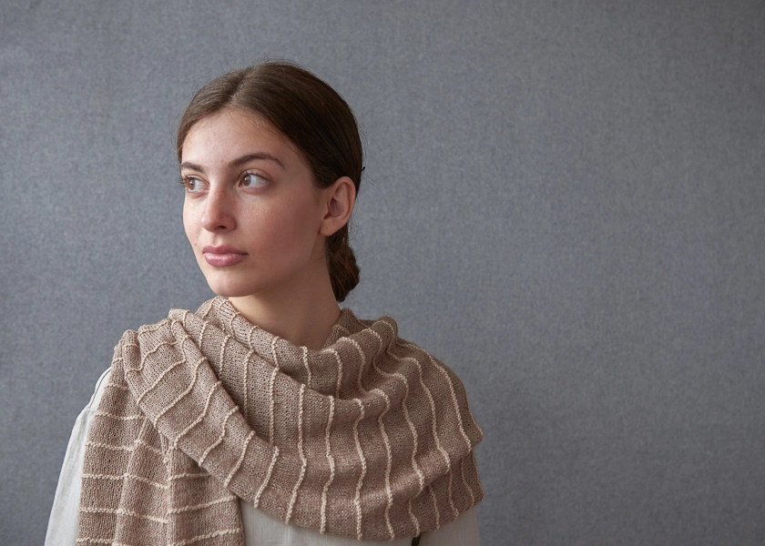 Raised Ridge Wrap | Purl Soho