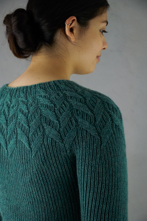 Ainur Berkimbayeva For Purl Soho: Laurel Leaf Pullover | Purl Soho